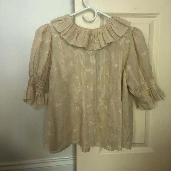 Doen Cadence Top in Dove Size XS NWOT - Picture 3 of 8